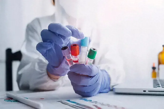 Laboratory tubes used for diagnostic tests